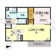 プランドール桜木の間取り画像