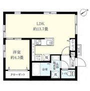 ウェルスクエアイズム荻窪の間取り画像