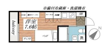 Ligere南行徳Westの間取り画像