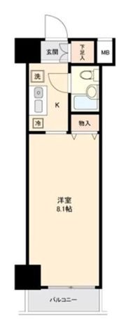 キャッスル桜木の間取り画像