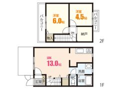 ハウスタカキ2の間取り画像
