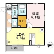 Kコート前原の間取り画像