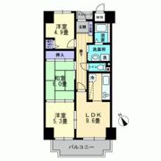 サンヒルズCO－OPマンションの間取り画像