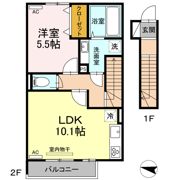 グランフォレMⅠの間取り画像