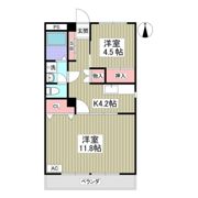 パークサイド篠崎の間取り画像