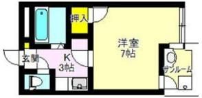 ヴィラ栄町の間取り画像
