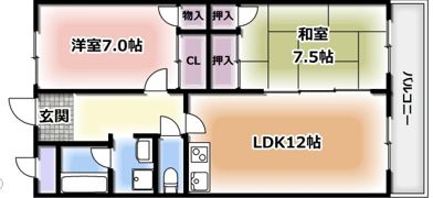 アメニティα館の間取り画像