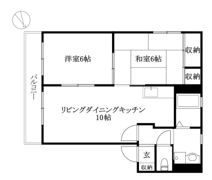 空港サヤハイツ2 B棟の間取り画像