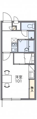 レオパレス眉山南の間取り画像