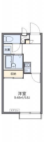 レオパレスハワースの間取り画像