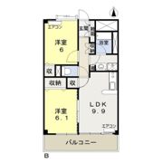 カーサフィオーレ西市駅前の間取り画像