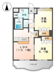 アベニール弐番館の間取り画像