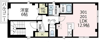 ビューノ白楽の間取り画像