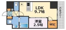 AFFLUENCE難波EASTの間取り画像