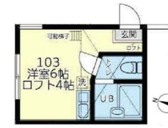 ユナイト横浜シーバーズストリートの間取り画像