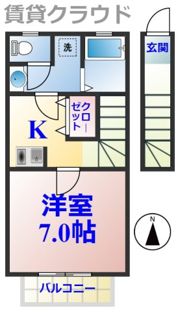 サンドエルの間取り画像