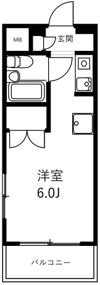 KOGANEI CRYSTAL MANSIONの間取り画像
