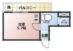 カンフォート吹田の間取り画像