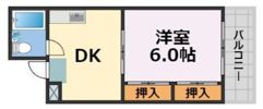 リトルシャトー天満の間取り画像