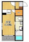 BRAVE BASE 神正町 A棟の間取り画像
