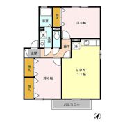 ウール クロッシェ A/B/Cの間取り画像