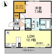 ハイツ田中Ⅲの間取り画像