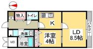 サダーズ伊福町の間取り画像