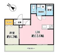 クラフト新所沢の間取り画像