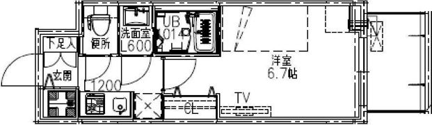 S-RESIDENCE都島Luxの間取り画像
