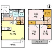御料所ガーデン A/B/Cの間取り画像