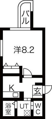 WILL鶴舞の間取り画像