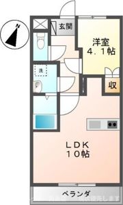 アヴェニール 壱番館の間取り画像