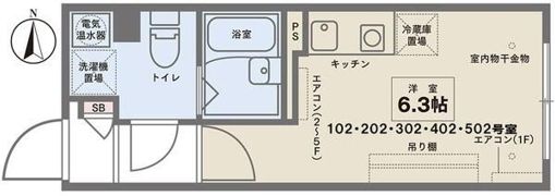 COCOFLAT池袋の間取り画像
