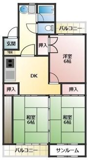 インペリアルハイツの間取り画像