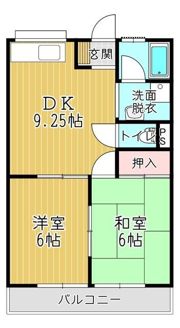 駒崎ハイツの間取り画像