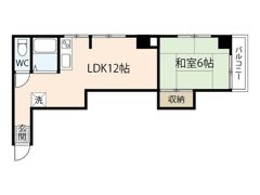 レジデンス西十日市の間取り画像
