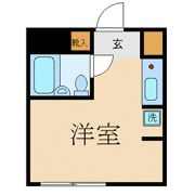 大朝コーポの間取り画像