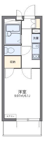レオパレスすずしろの間取り画像