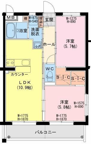間取図