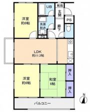 ヴィラ平林Ⅱの間取り画像