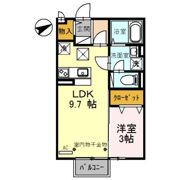 ウエストハイツ・セントラルハイツ ウエストハイツの間取り画像