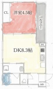 KTIレジデンス三国IVの間取り画像