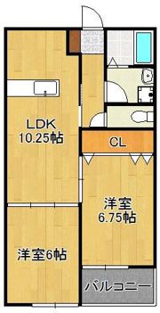 R’s Residence愛宕の間取り画像