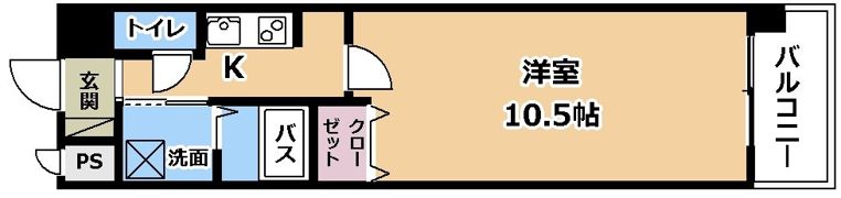 Rainbow City MINAMIKUSATSUの間取り画像