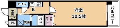 Rainbow City MINAMIKUSATSUの間取り画像
