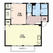 ドミール野村の間取り画像