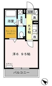 メルベーユの間取り画像