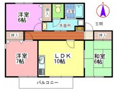サニーハーベスト・B棟の間取り画像