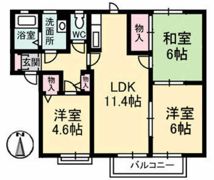 ディアスイーストの間取り画像