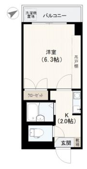 シャンポール昭和町の間取り画像
